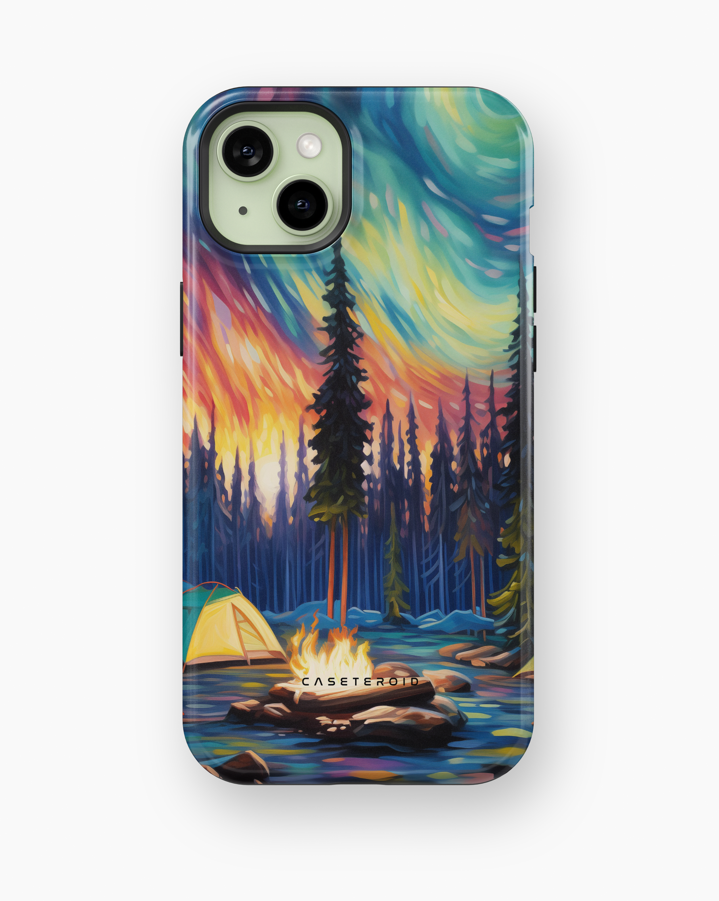 iPhone Tough Case with MagSafe - Celestial Campfire Serenity - CASETEROID