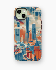 iPhone Tough Case with MagSafe - Dreamscape Skylines - CASETEROID