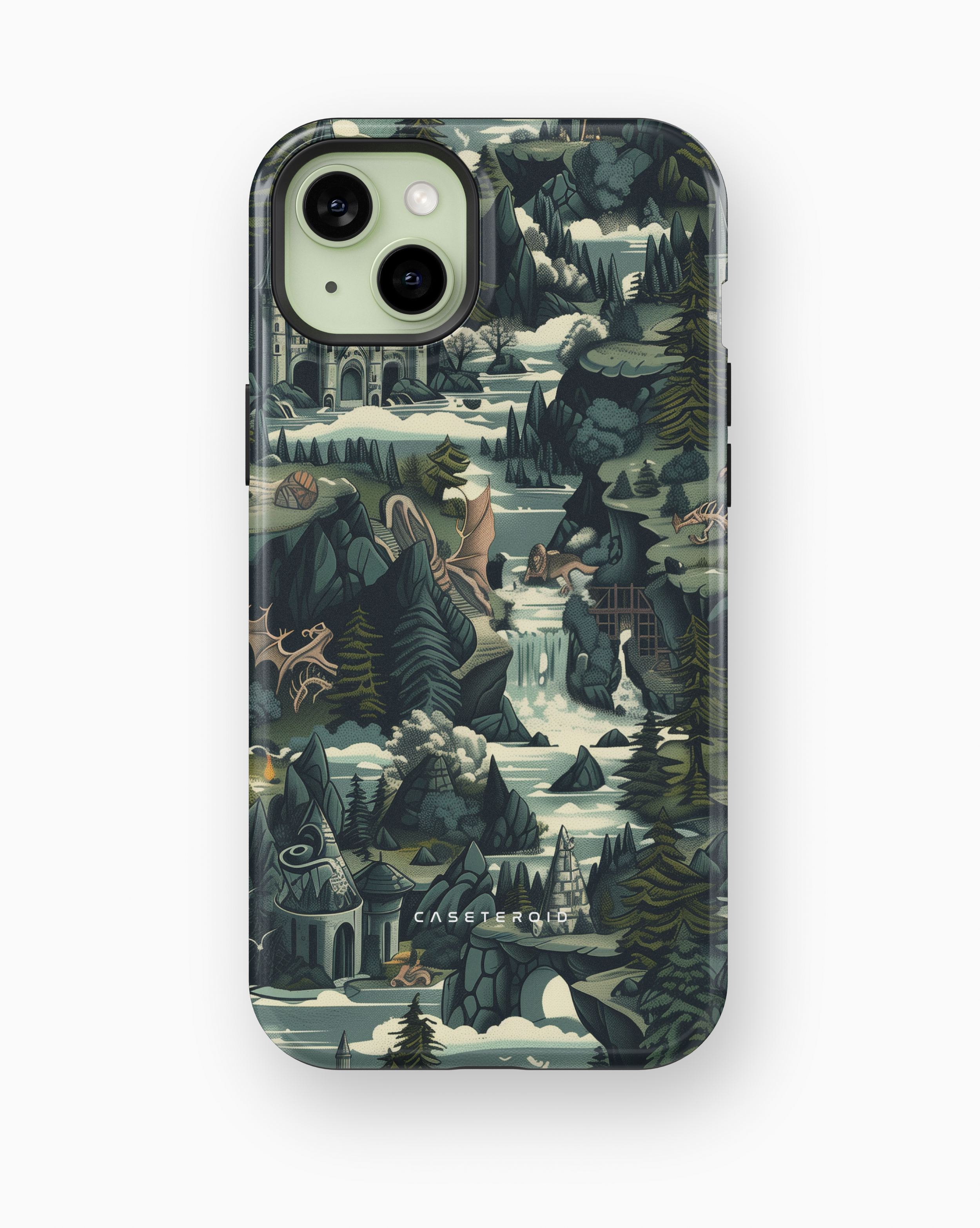 iPhone Tough Case - Mythical Kingdom Tapestry - CASETEROID