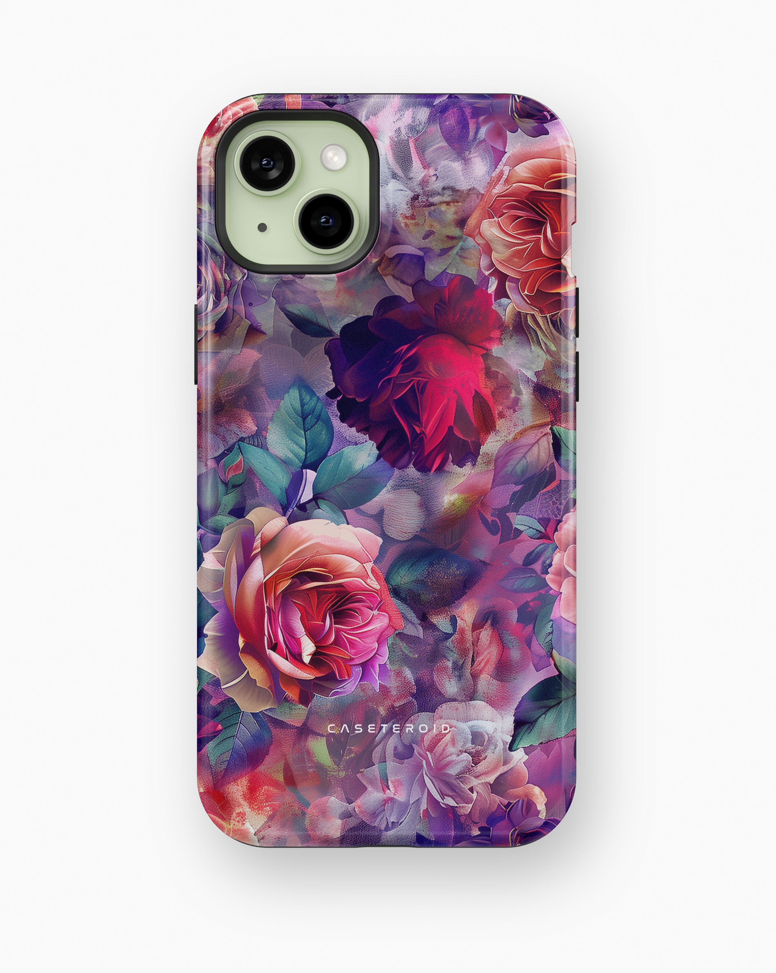 iPhone Tough Case with MagSafe - Rose Serenade Bloom - CASETEROID