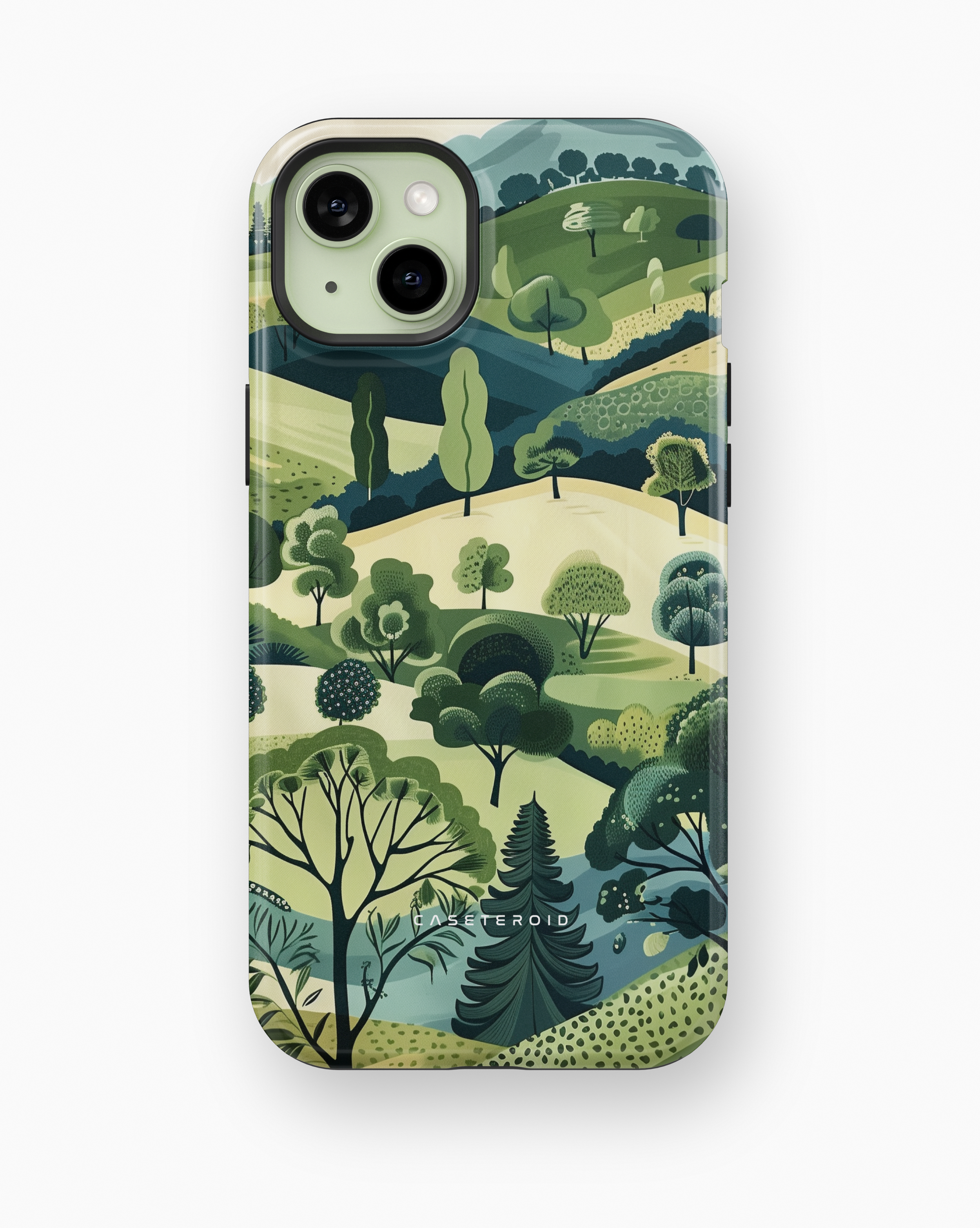 iPhone Tough Case - Tranquil Terrain Tapestry - CASETEROID