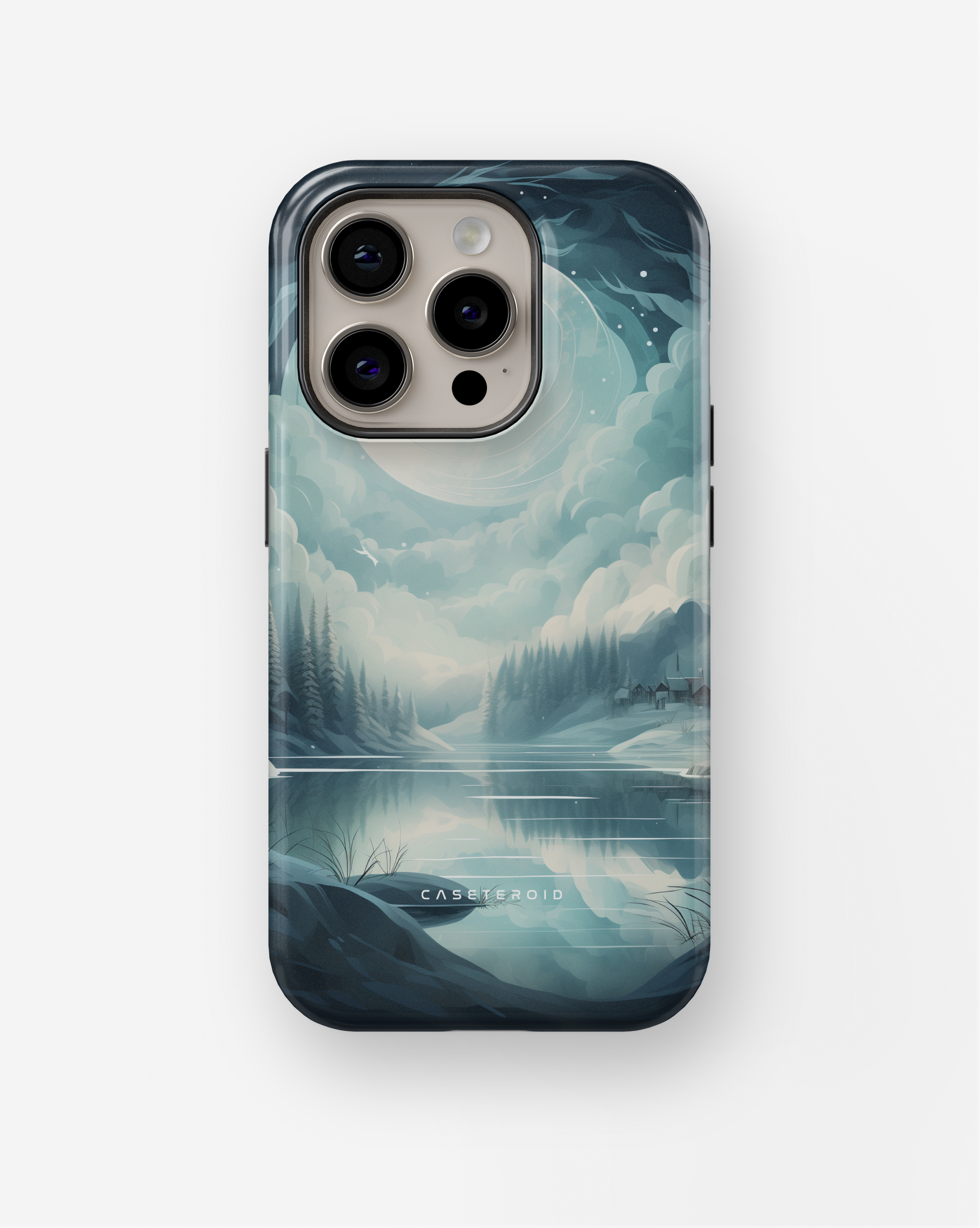 iPhone Tough Case with MagSafe - Moonlit Enchanted Oasis - CASETEROID