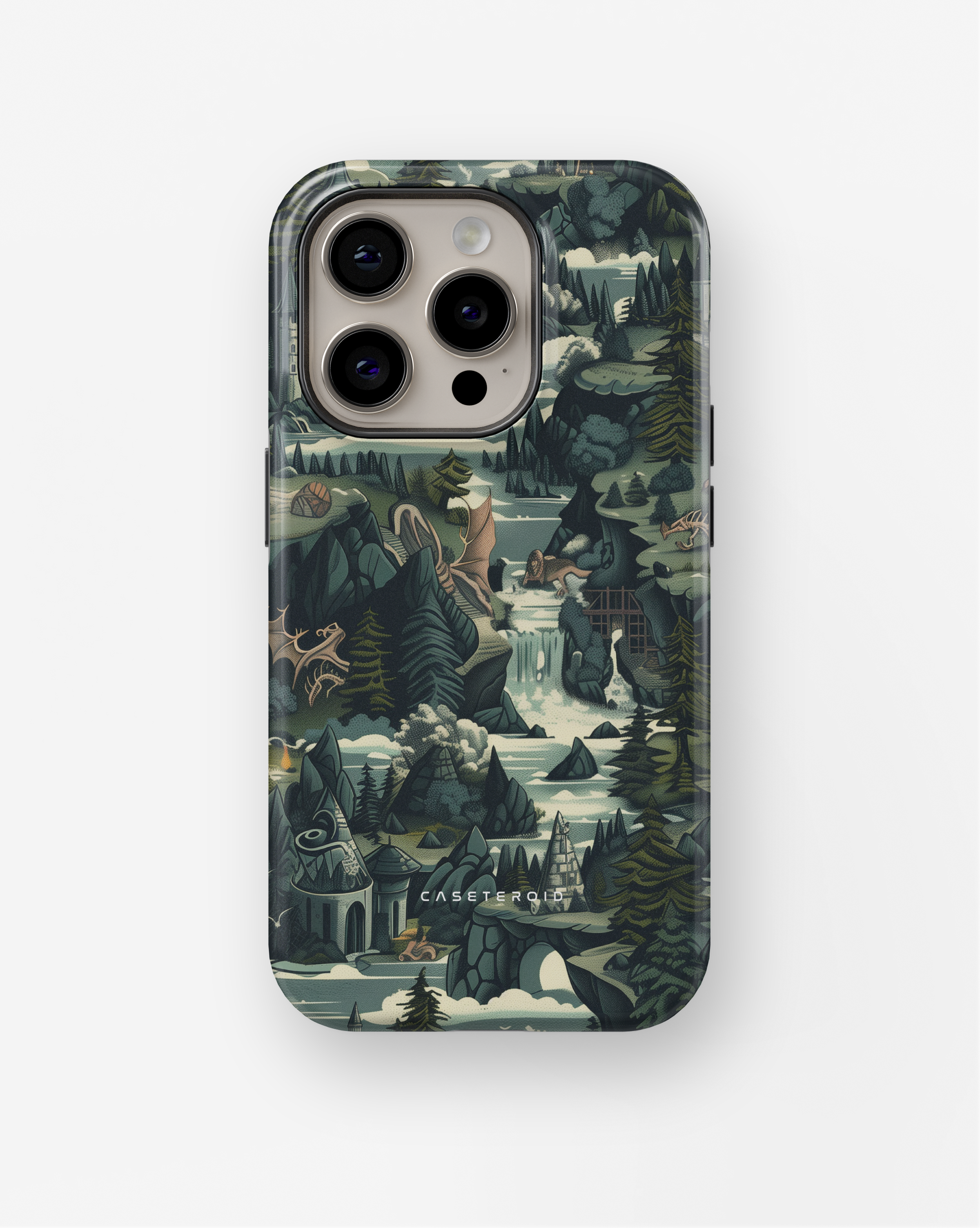 iPhone Tough Case with MagSafe - Mythical Kingdom Tapestry - CASETEROID