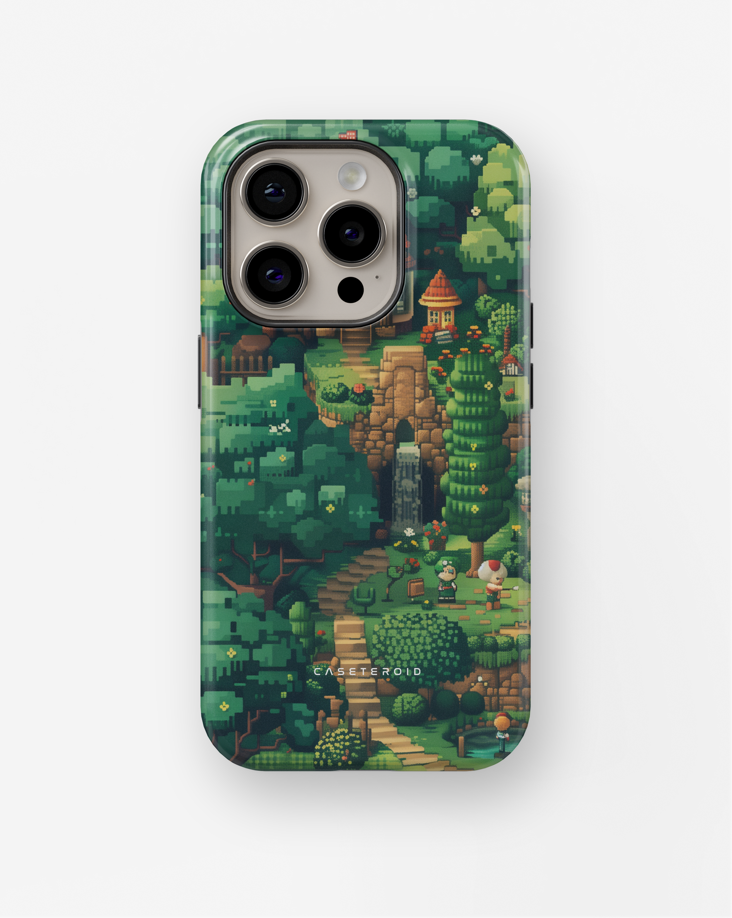 iPhone Tough Case with MagSafe - Retro Realm Pixel - CASETEROID
