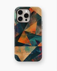 iPhone Tough Case - Angular Nexus Abstract - CASETEROID