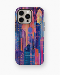 iPhone Tough Case - Cityscape Luminescence - CASETEROID