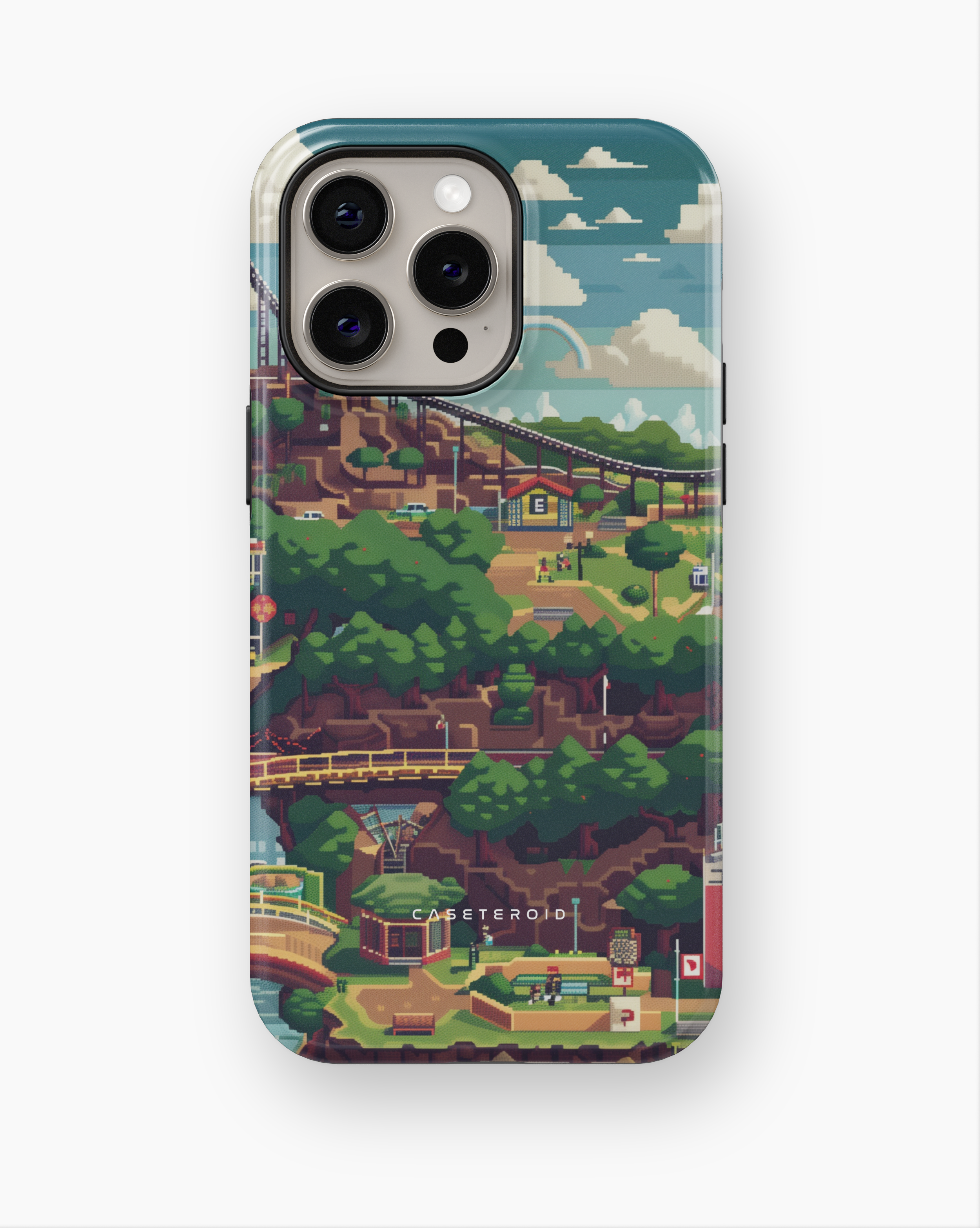 iPhone Tough Case with MagSafe - Pixel Paradise Odyssey - CASETEROID