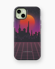 iPhone Tough Case with MagSafe - Urban Sunset Horizon - CASETEROID