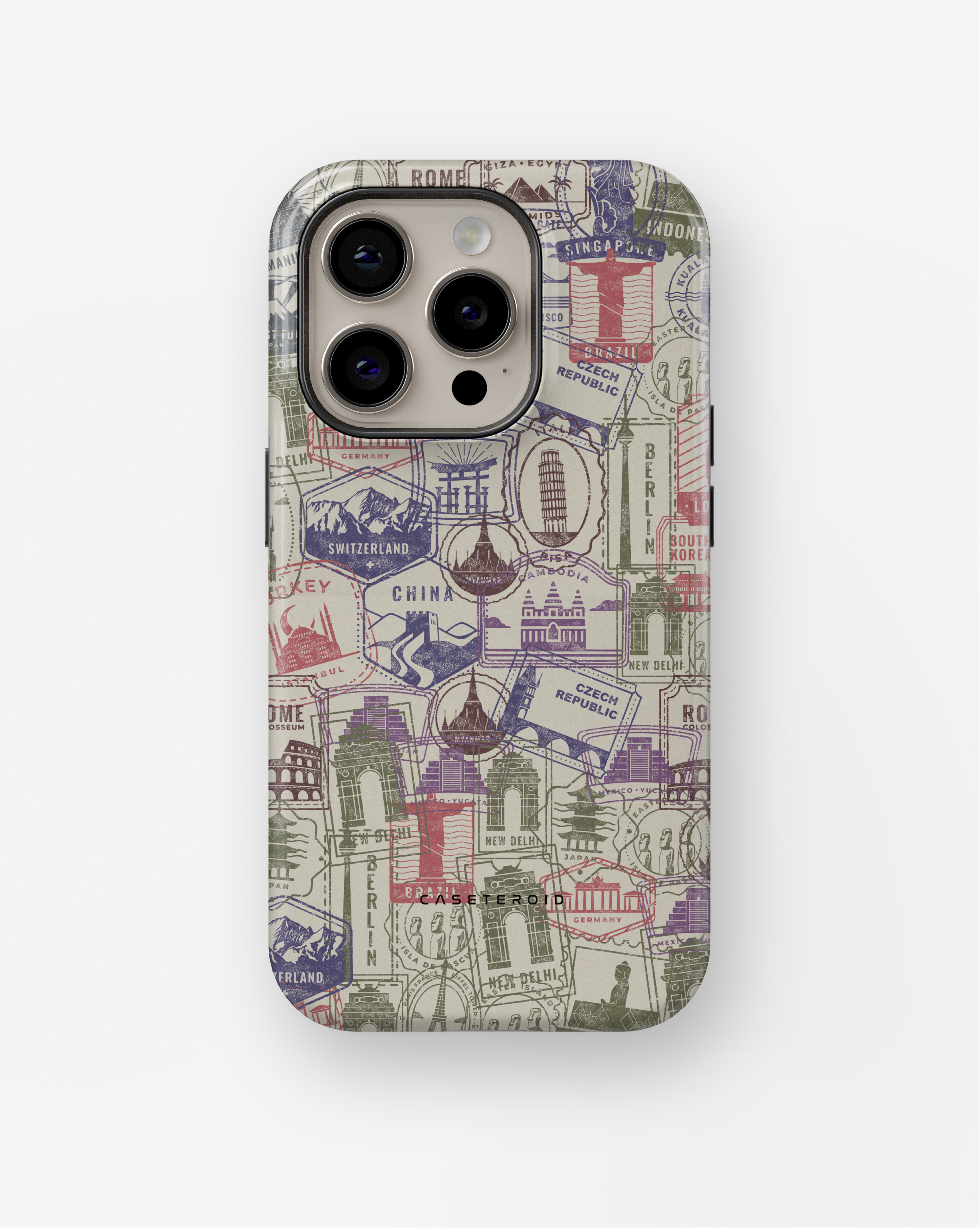 iPhone Tough Case - Stamps - CASETEROID