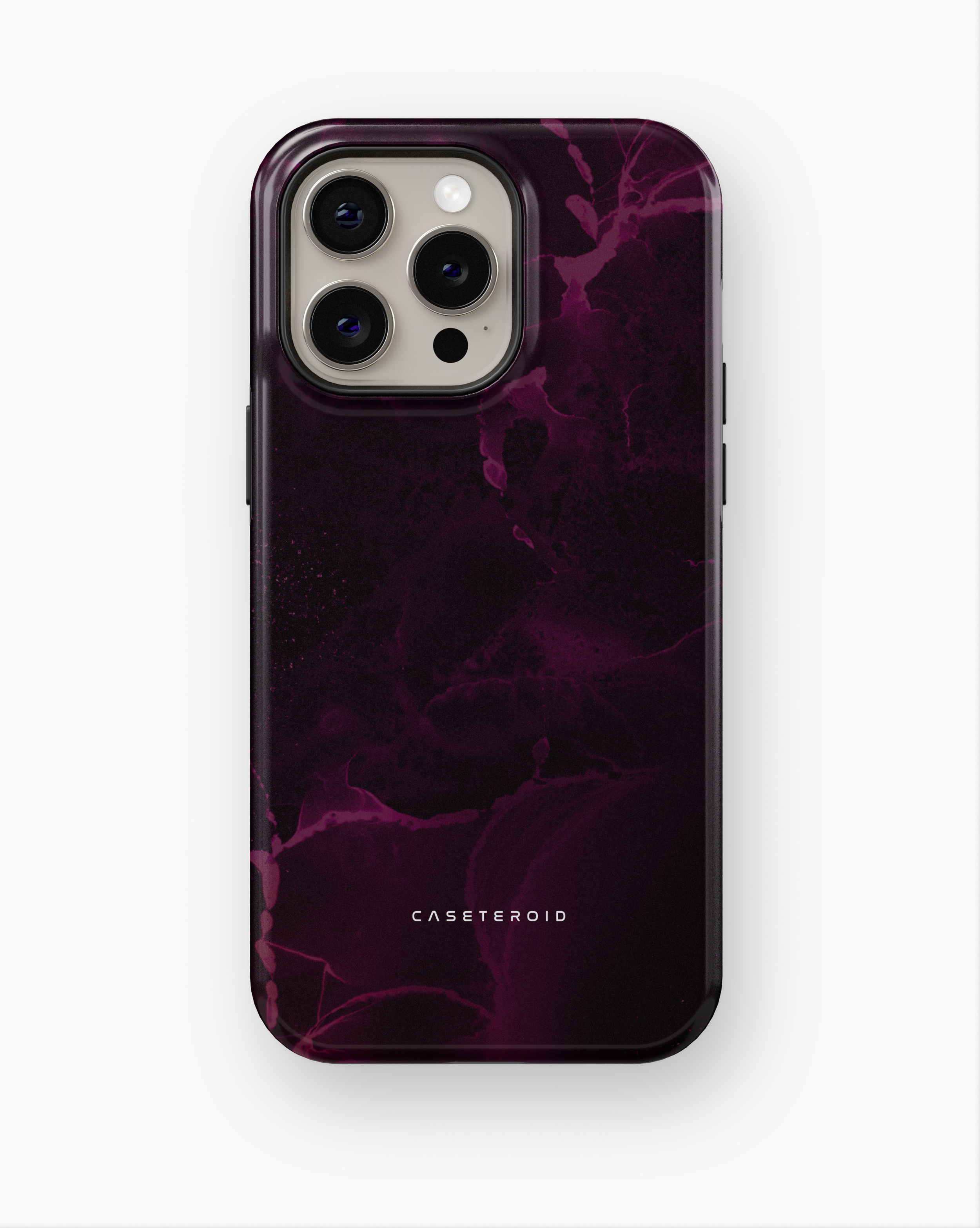 iPhone Tough Case with MagSafe - Purple Nebula Burst - CASETEROID