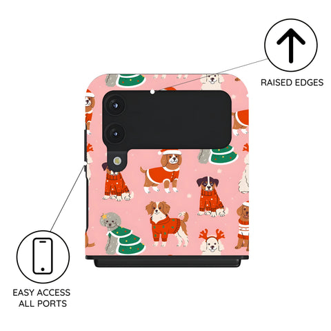 Festive Paws - Samsung Galaxy Z Flip 4 Case