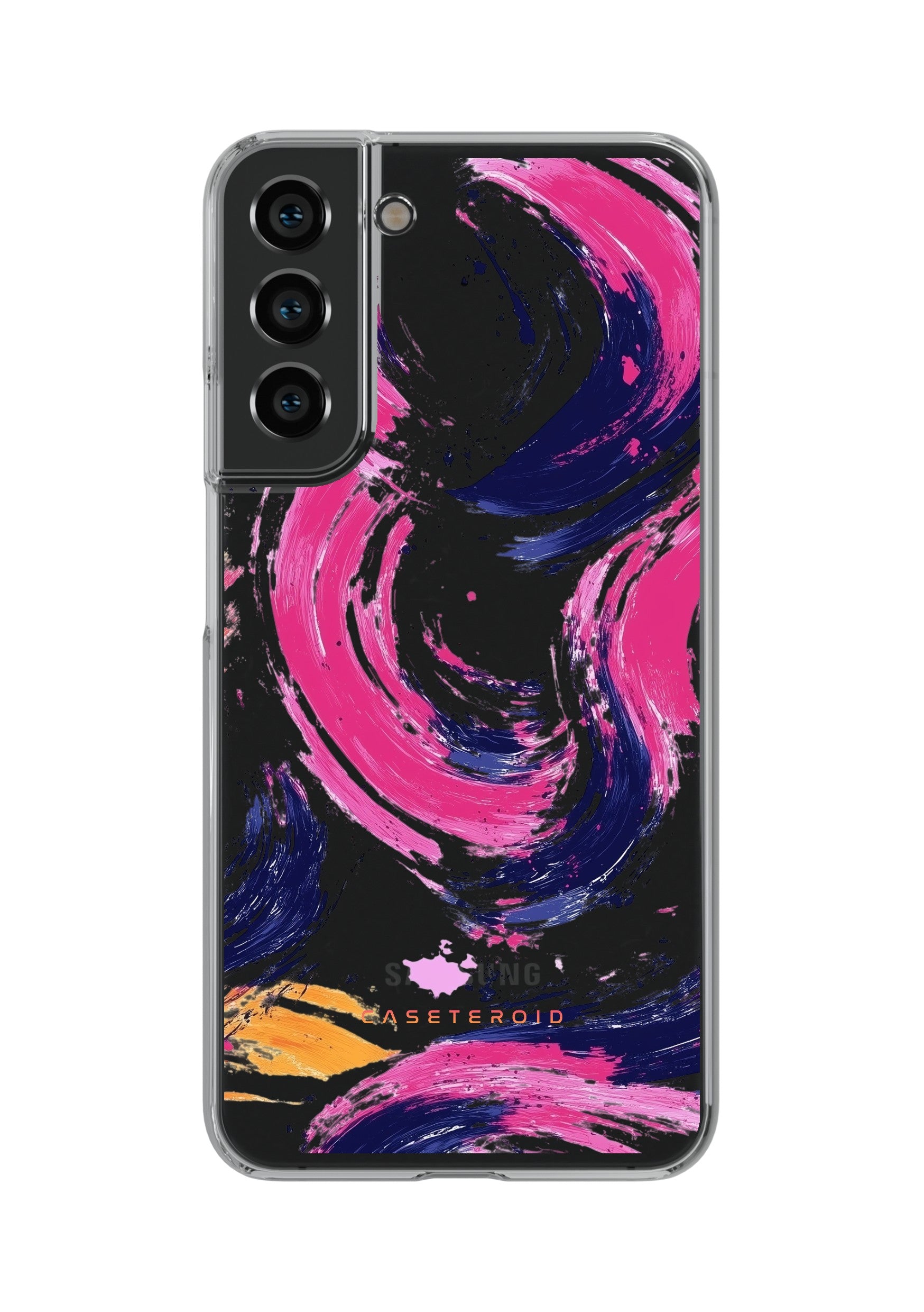 Samsung Clear Case - Artful Splash Swirl - CASETEROID