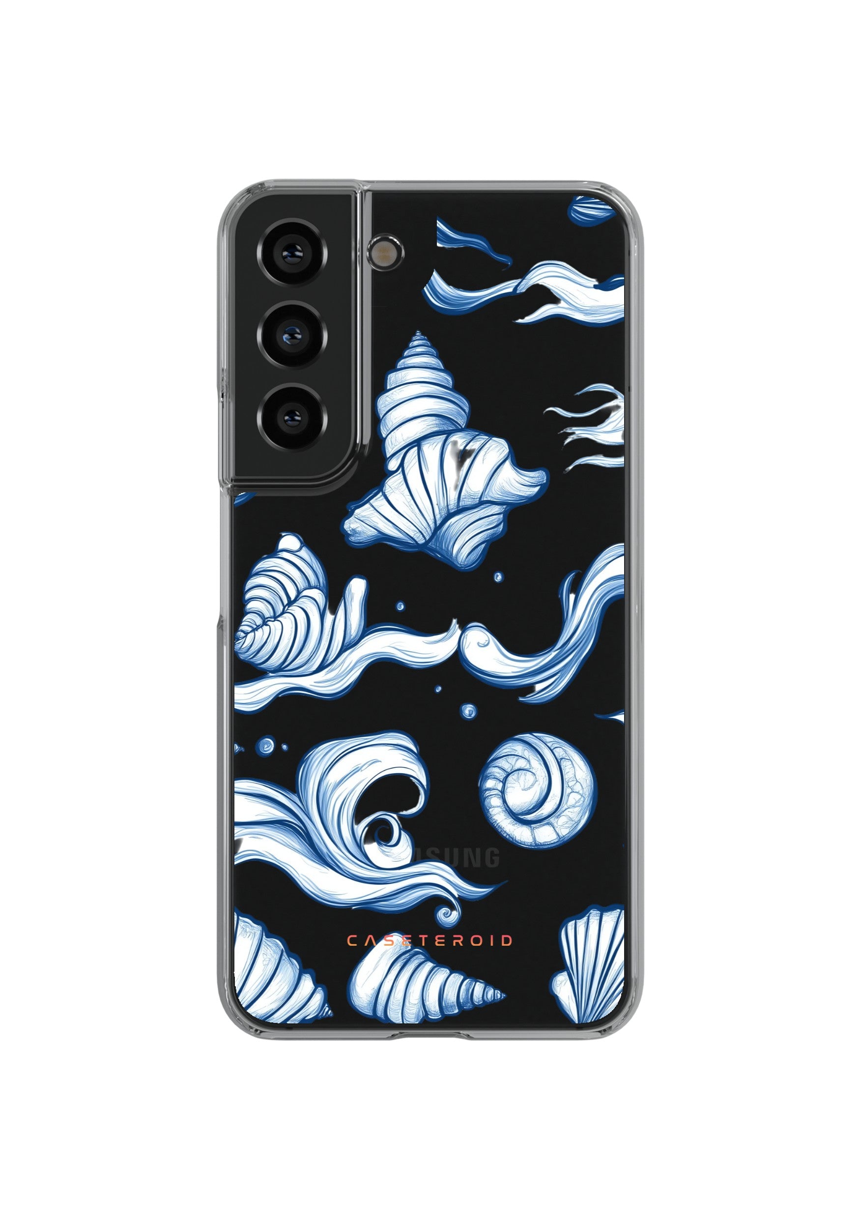 Samsung Clear Case - Seashell Serenade - CASETEROID