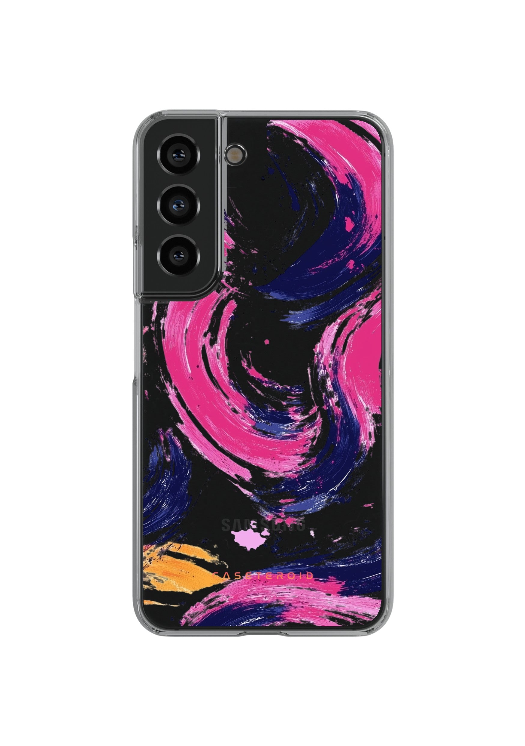 Samsung Clear Case - Artful Splash Swirl - CASETEROID