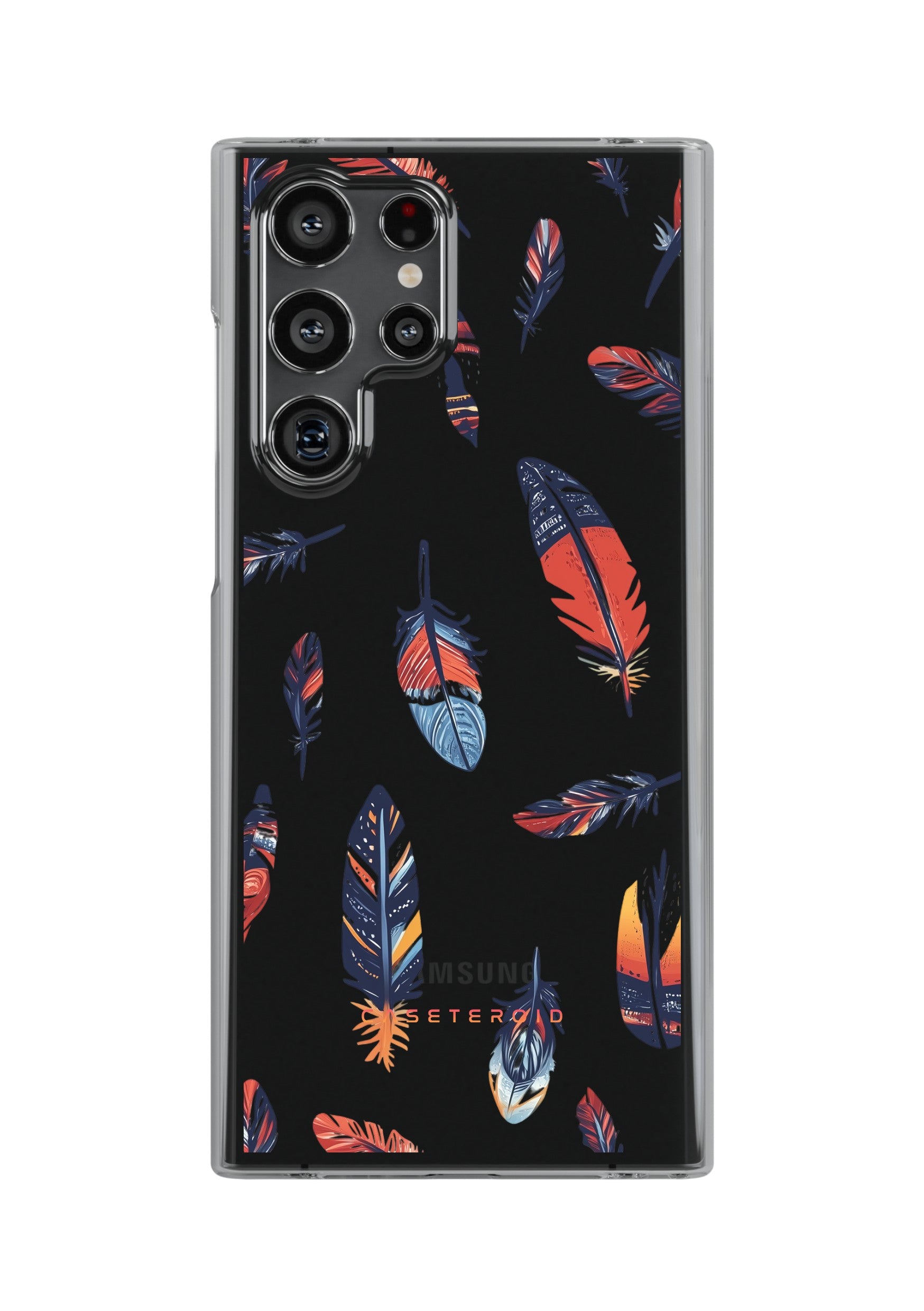 Samsung Clear Case - Tribal Feather - CASETEROID