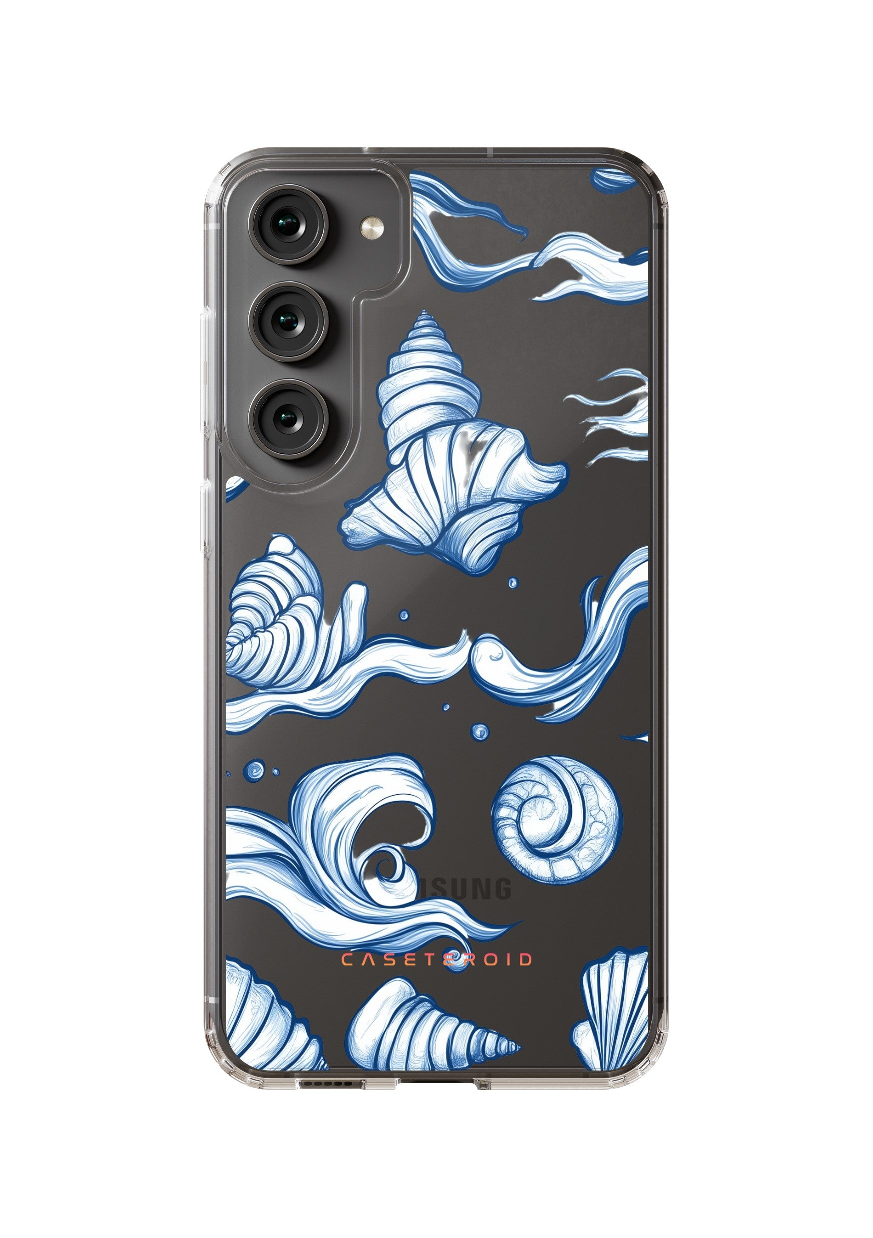 Samsung Clear Case - Seashell Serenade - CASETEROID