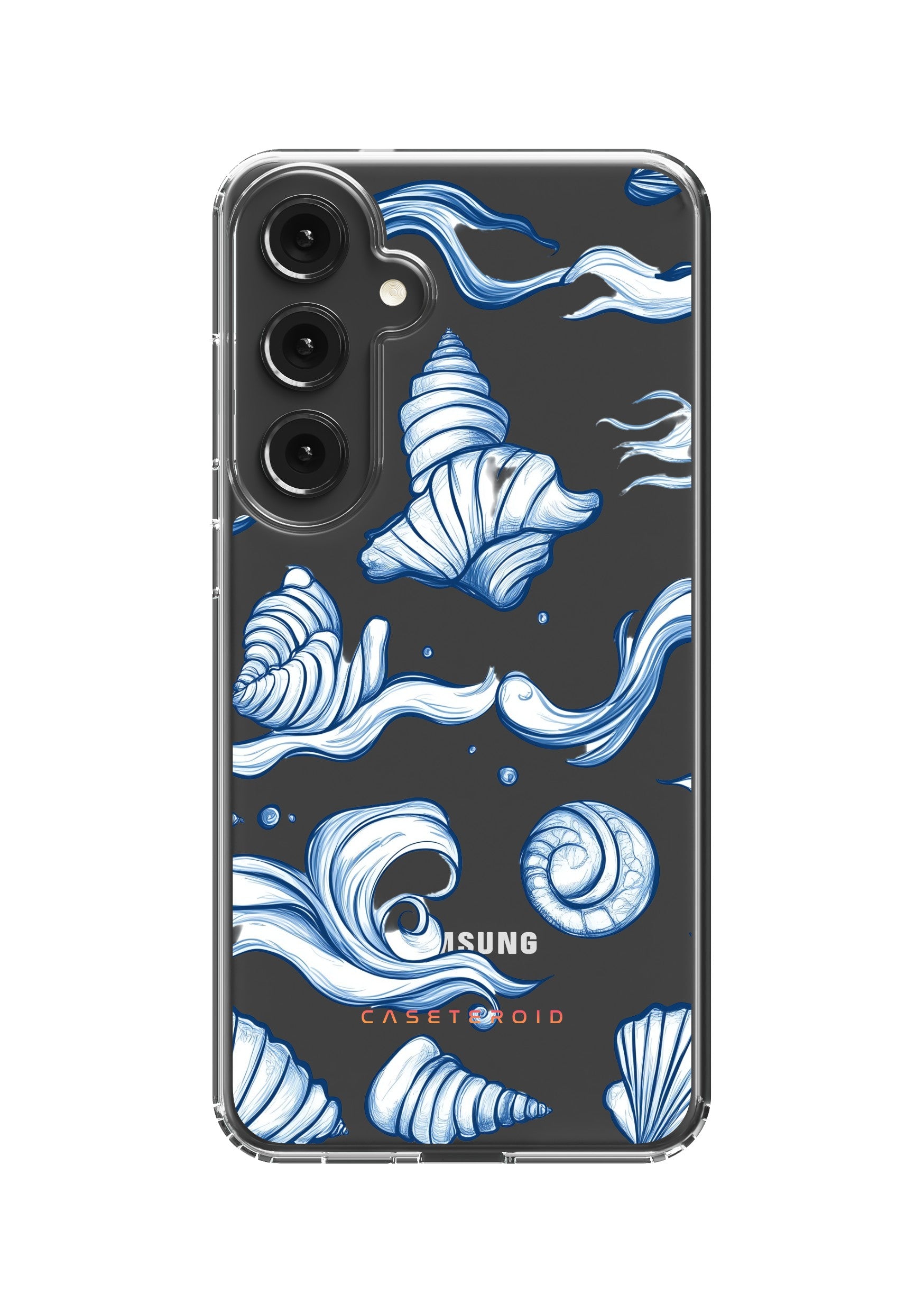 Samsung Clear Case - Seashell Serenade - CASETEROID