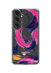 Samsung Clear Case - Artful Splash Swirl - CASETEROID