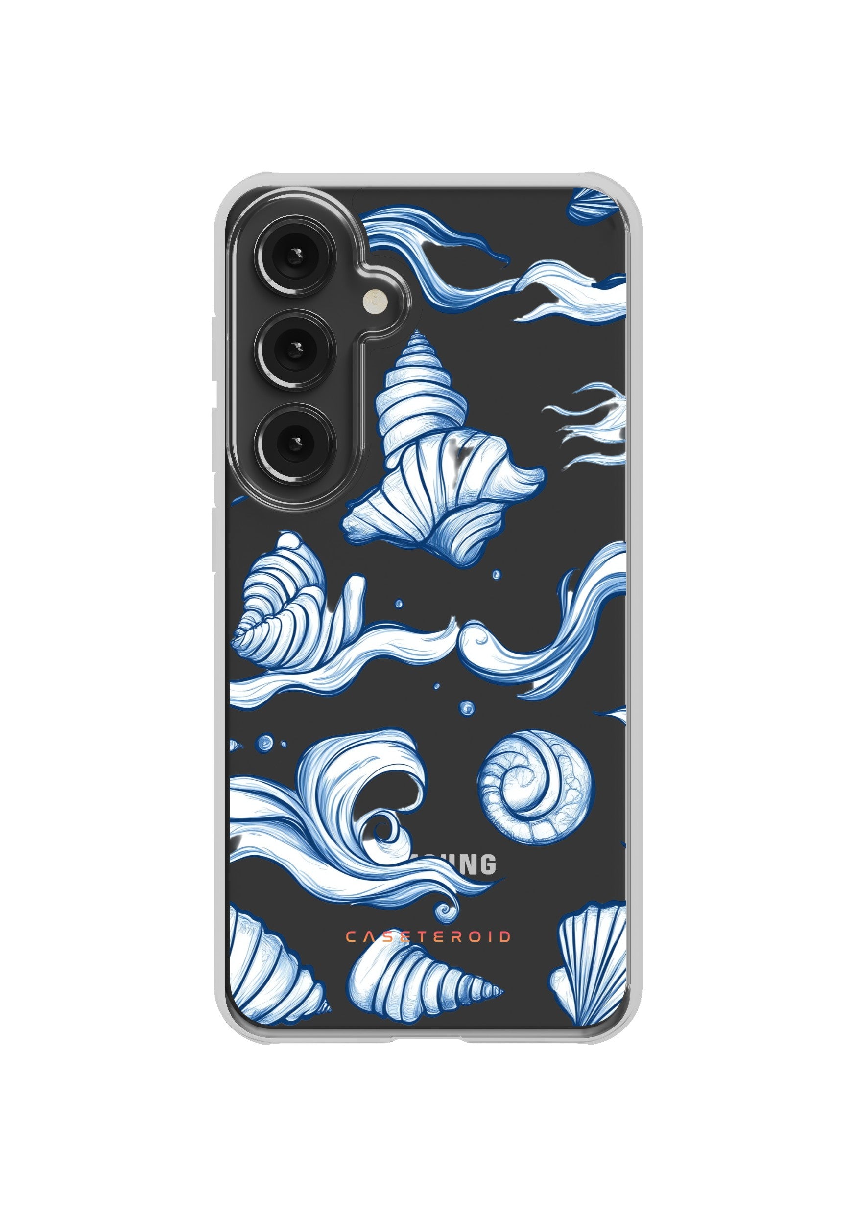 Samsung Clear Case - Seashell Serenade - CASETEROID