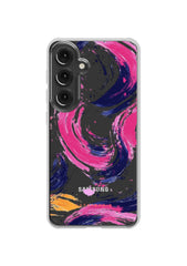 Samsung Clear Case - Artful Splash Swirl - CASETEROID