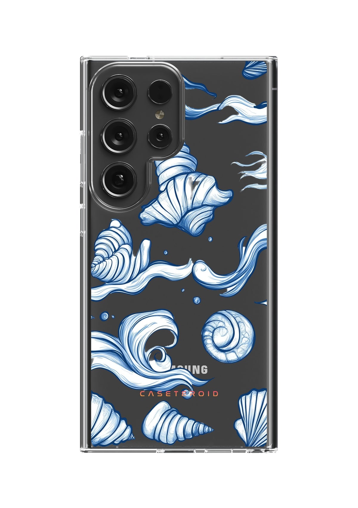 Samsung Clear Case - Seashell Serenade - CASETEROID