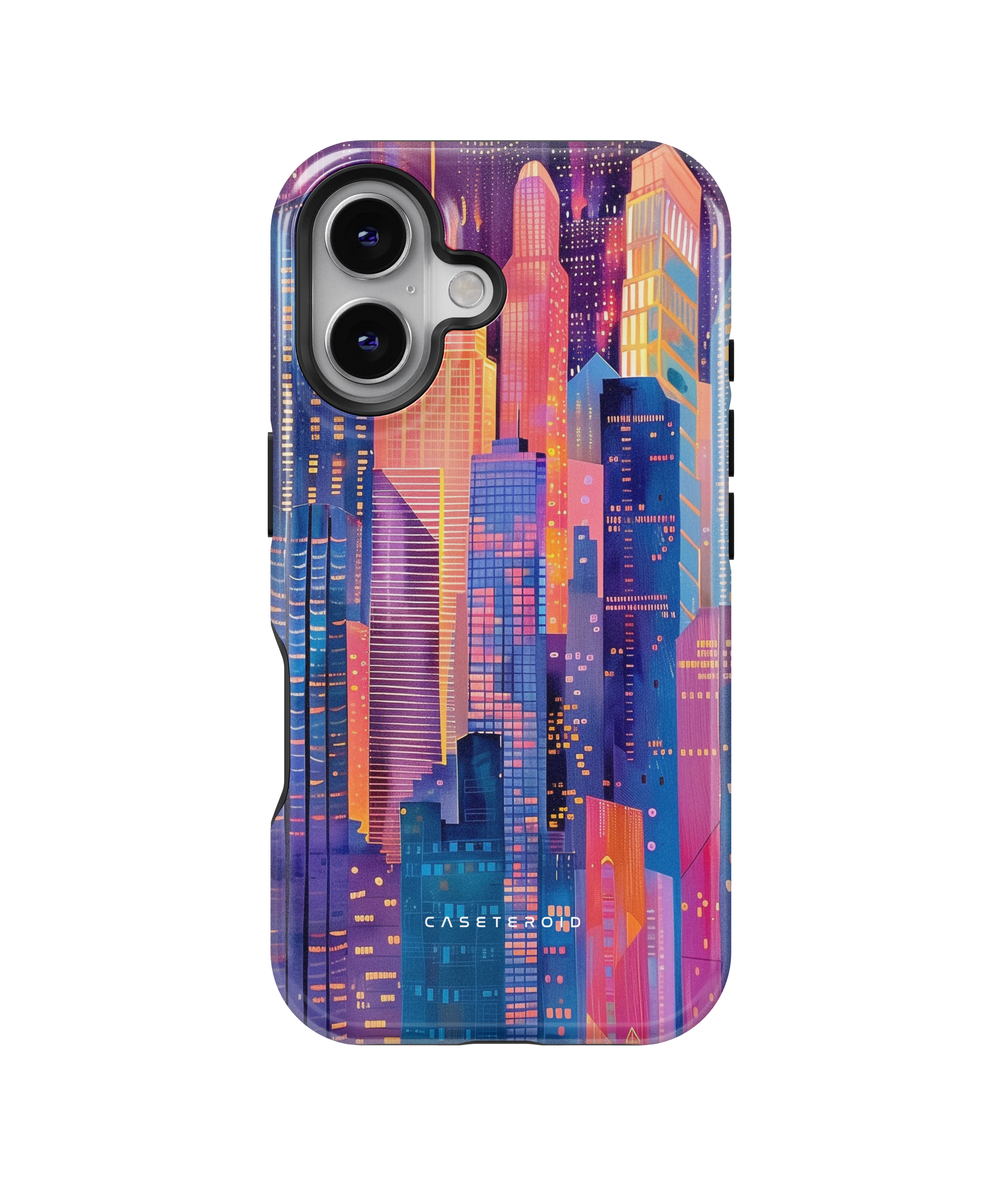 iPhone Tough Case with MagSafe - Cityscape Luminescence - CASETEROID