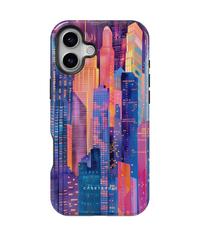 iPhone Tough Case with MagSafe - Cityscape Luminescence - CASETEROID