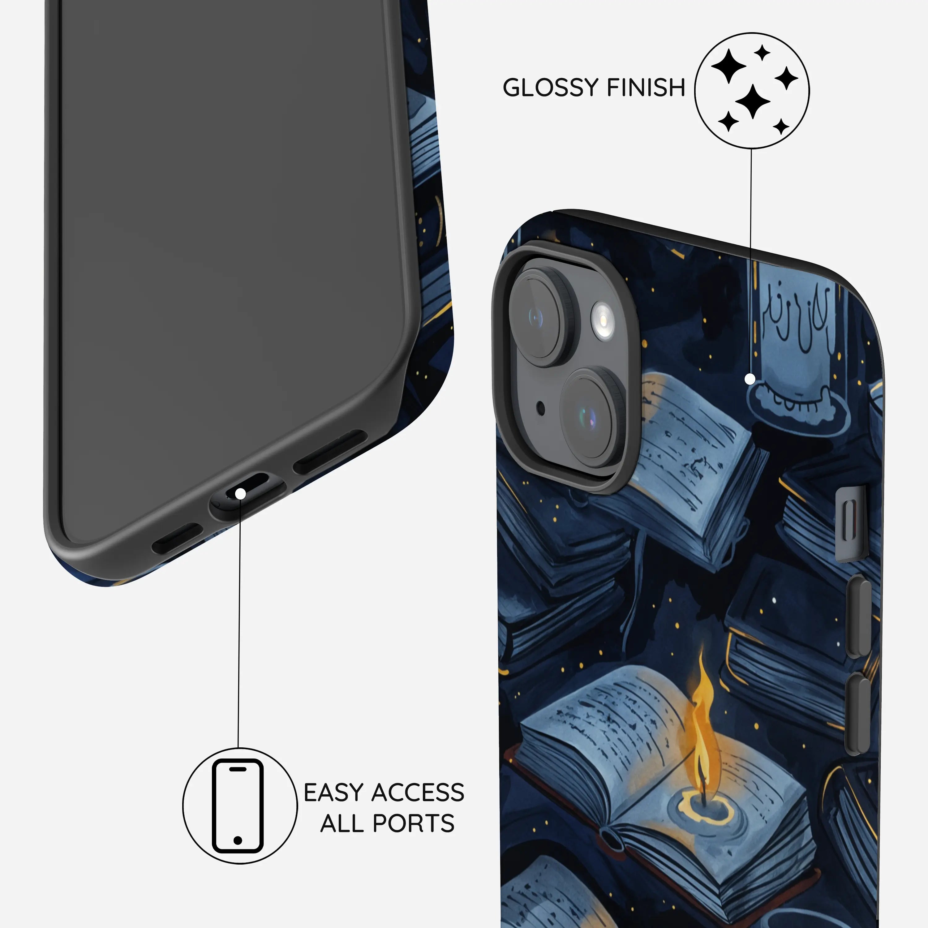 Arcane Tome Tapestry - iPhone 15 Plus Case
