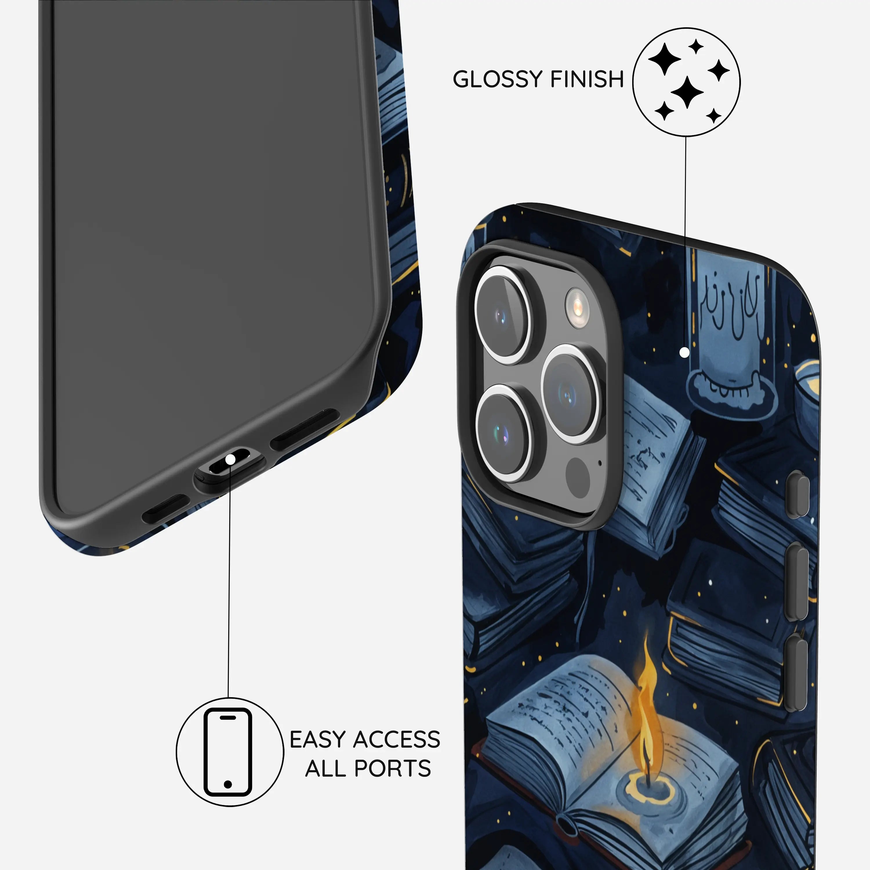 Arcane Tome Tapestry - iPhone 15 Pro Case