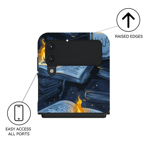 Arcane Tome Tapestry - Samsung Galaxy Z Flip 4 Case