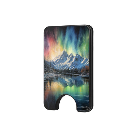 Aurora Wilderness Vista - Magnetic Wallet & Stand