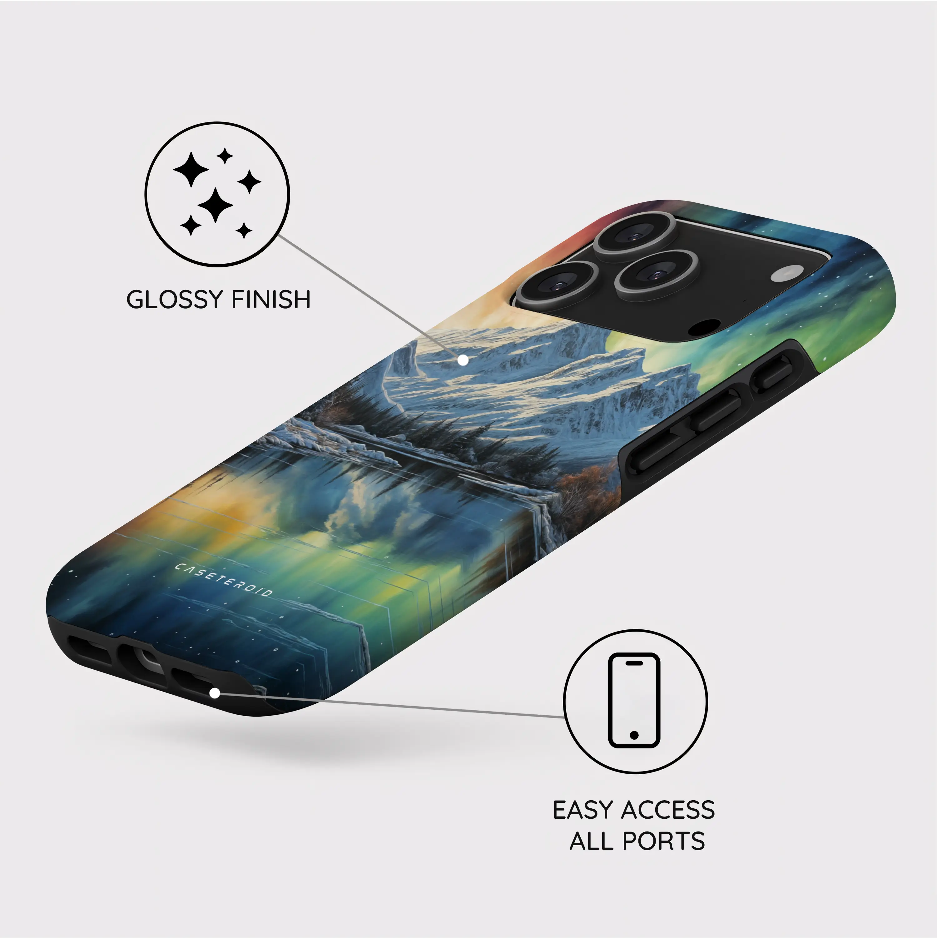 Aurora Wilderness Vista - iPhone 17 Pro Case