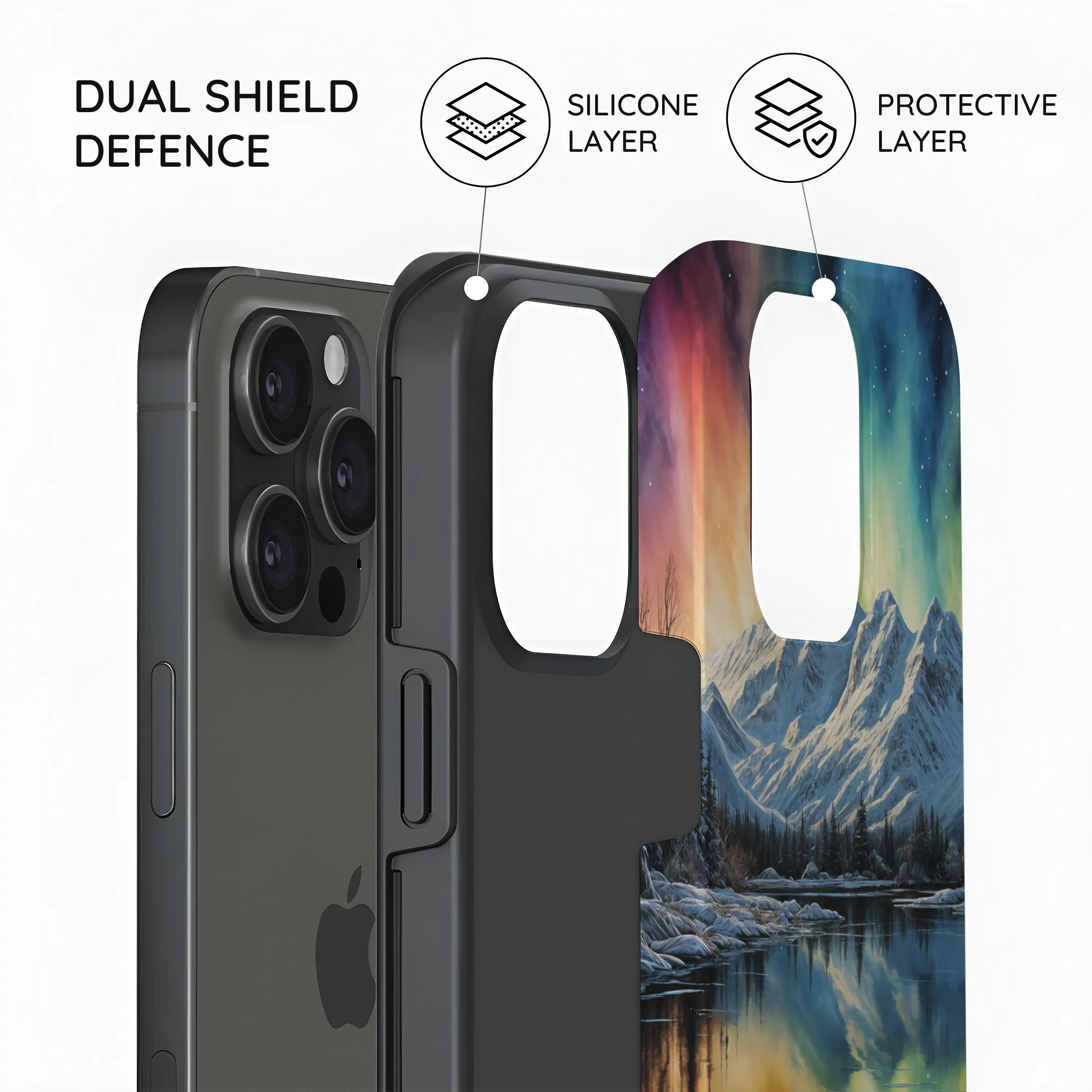 Aurora Wilderness Vista - iPhone 15 Pro Case