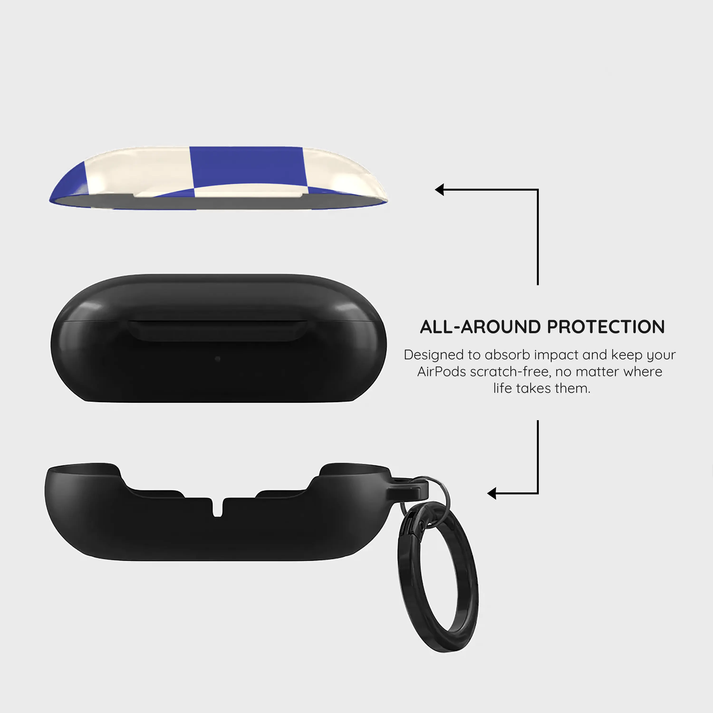 Azure Checkmate - Samsung Galaxy Buds Plus Case