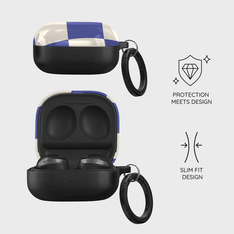 Azure Checkmate - Samsung Galaxy Buds Live Case