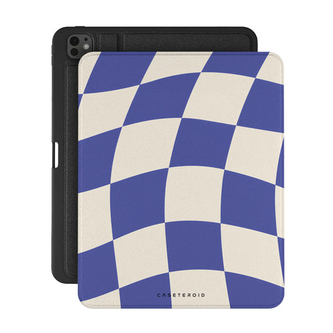 Azure Checkmate - iPad Pro 13 (8th/7th Gen) Case