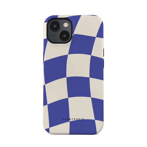 Azure Checkmate - iPhone 14 Plus Case