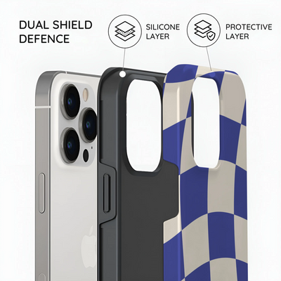 Azure Checkmate - iPhone 14 Pro Case
