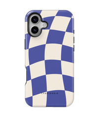 iPhone Tough Case with MagSafe - Azure Checkmate - CASETEROID