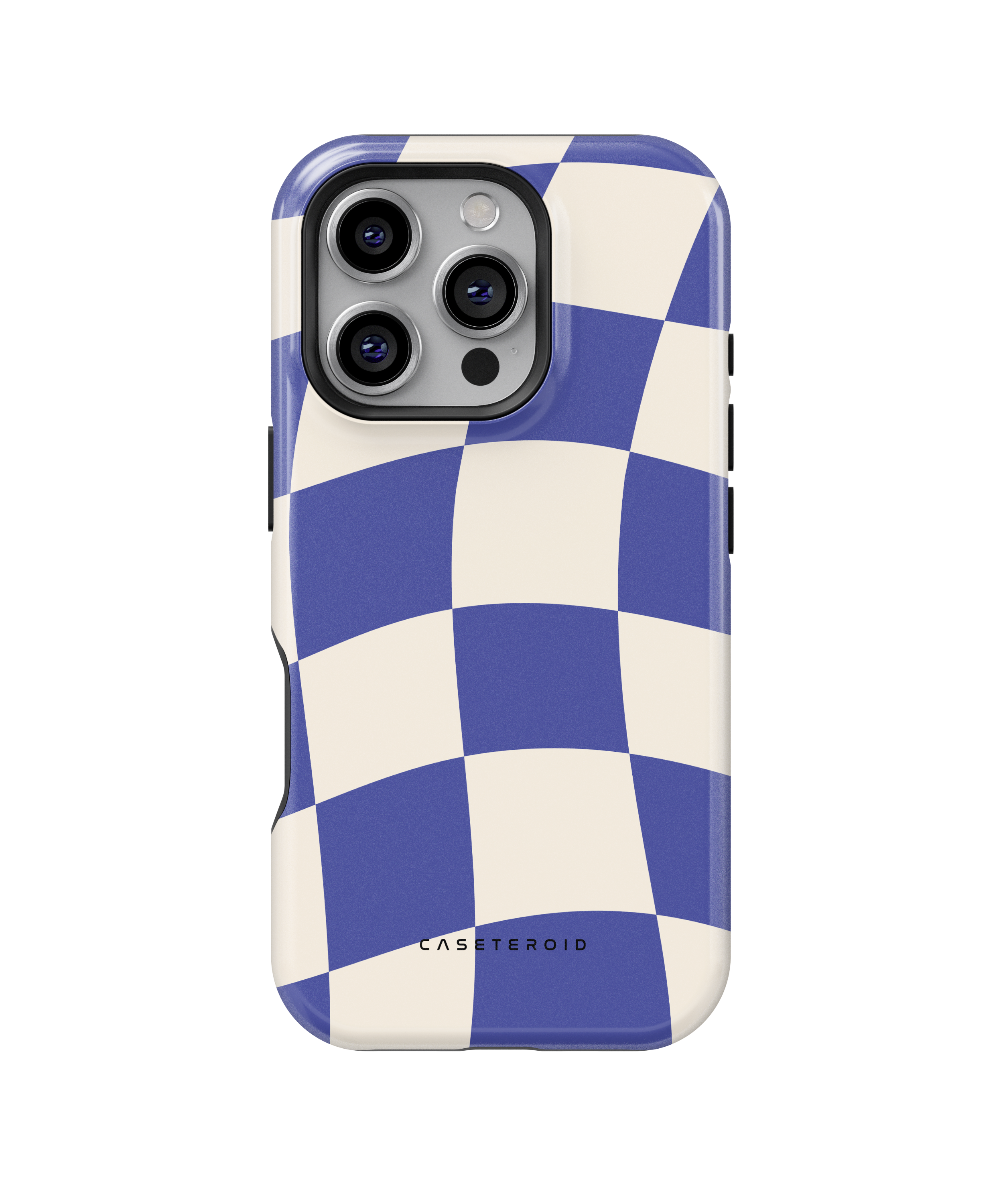 iPhone Tough Case with MagSafe - Azure Checkmate - CASETEROID