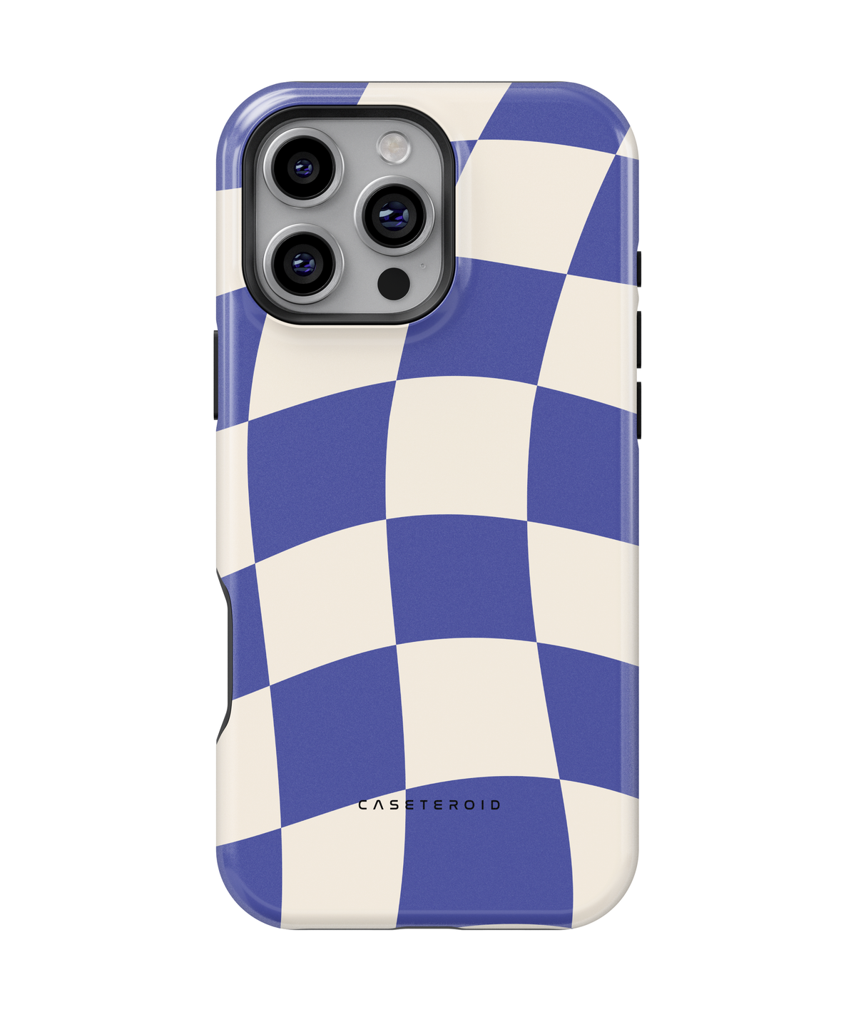 iPhone Tough Case with MagSafe - Azure Checkmate - CASETEROID