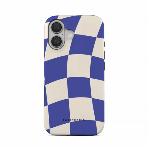 Azure Checkmate - iPhone 16 Plus Case