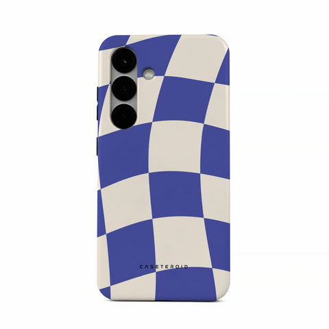 Azure Checkmate - Samsung Galaxy S25 Plus Case