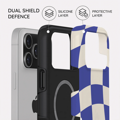 Azure Checkmate - iPhone 17 Pro Max Case