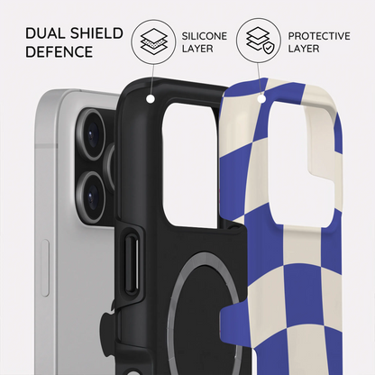 Azure Checkmate - iPhone 17 Pro Case