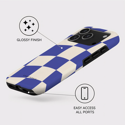 Azure Checkmate - iPhone 17 Pro Case