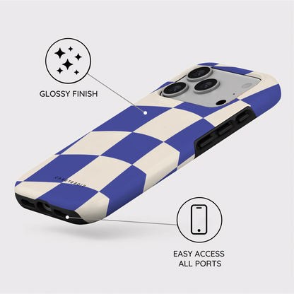Azure Checkmate - iPhone 17 Pro Case