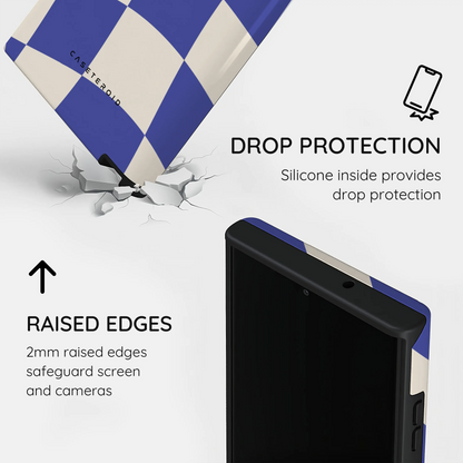 Azure Checkmate - Samsung Galaxy S23 Ultra Case