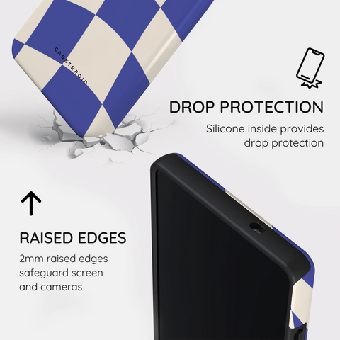 Azure Checkmate - Samsung Galaxy S25 Ultra Case