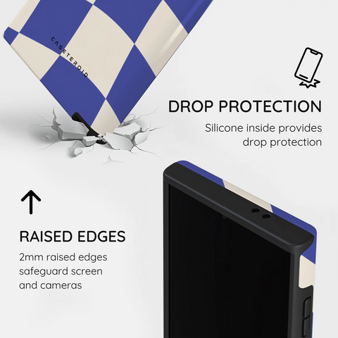 Azure Checkmate - Samsung Galaxy S24 Ultra Case